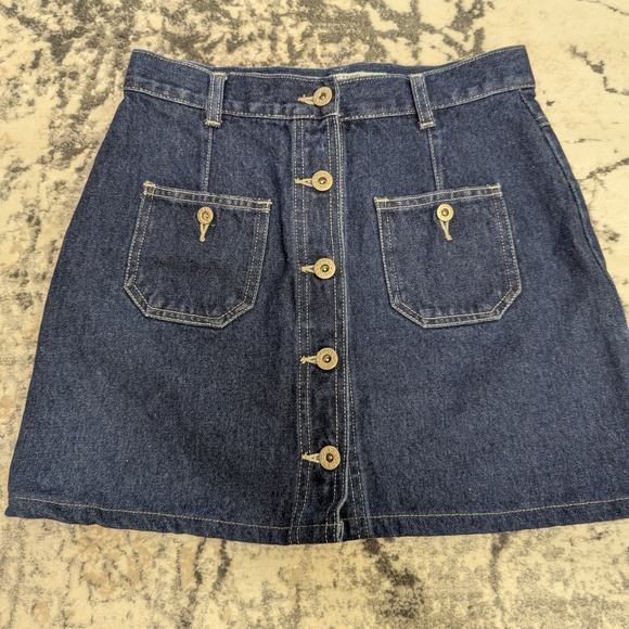 Brody Jeans Dresses & Skirts - Vintage Brody Denim Button-Front Skirt
